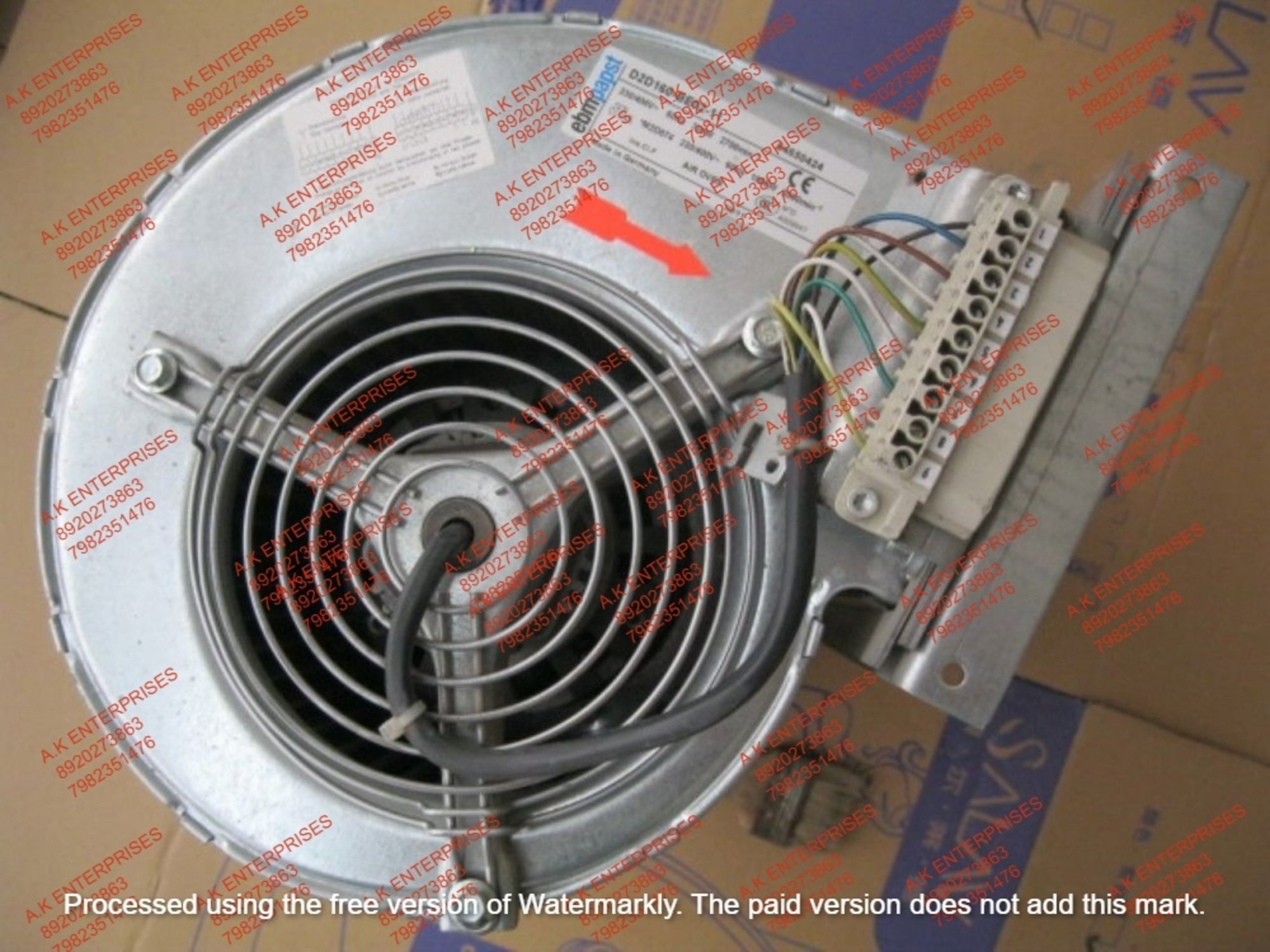 Ebmpapst 20 W D2D160-BE02-11 Cooling Fan, 230-240 V