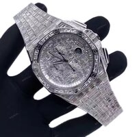 Mens Lab Gown Diamond Watch