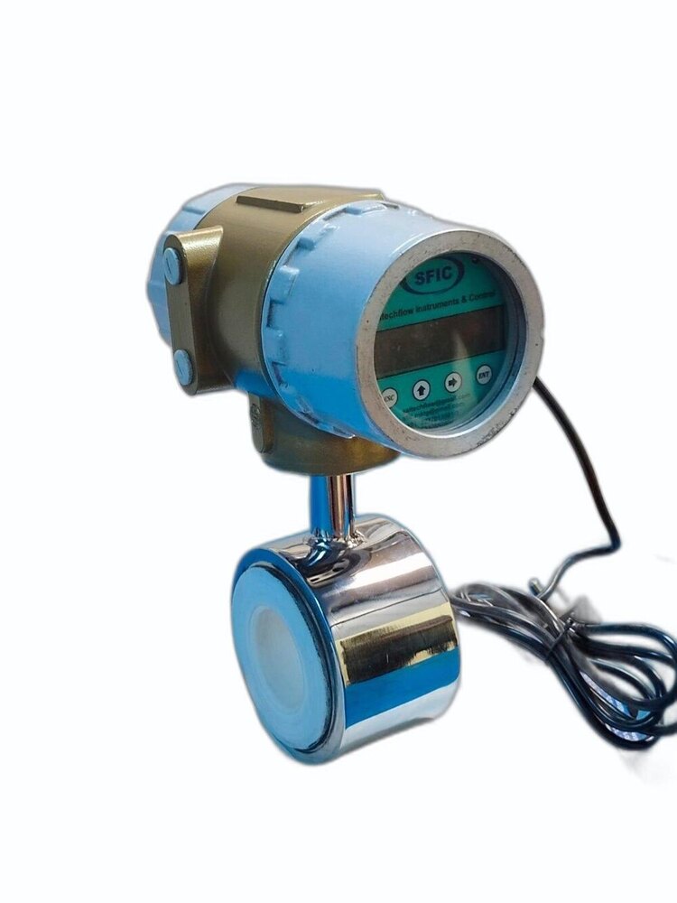 Sandwich Digital Flow Meter - Stainless Steel, 200 Mm Line Size | Digital Display, 230v Power Supply, Easy Installation, Industrial Use