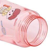 CherryBox Rabbit head Concise BPA free Material Cartoon Kids School Water Bottle 600 ML with DIY Stickers