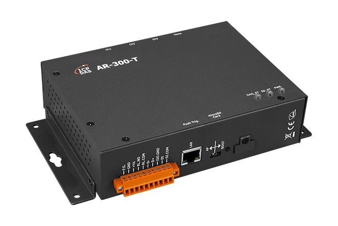 Ar-300-t Accelerometer Data Logger Device With 3-ch Iepe Input, 1-ch Thermistor Input