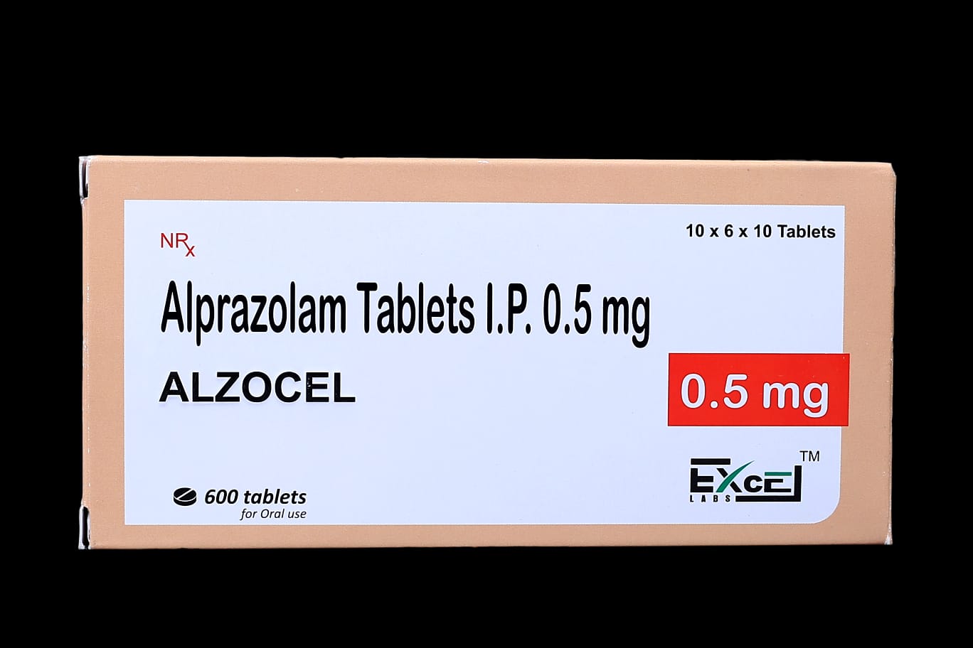 Alprazolam 0.5Mg Tablet - Drug Type: General Medicines