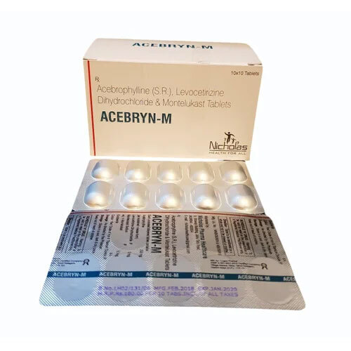 Acebrophylline Sr Levocetirizine Dihydrochloride Montelukast Tablets - Drug Type: General Medicines