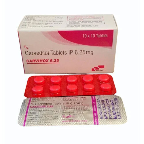 6.25Mg Carvedilol Tablet - Drug Type: General Medicines