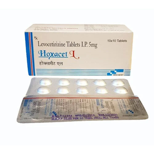 5 Mg Levocetirizine Tablets IP