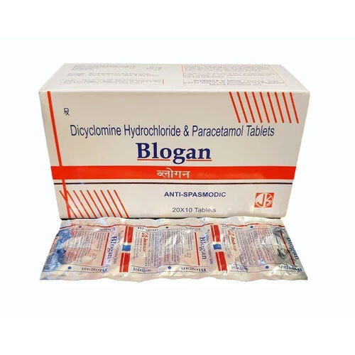 Dicyclomine Hydrochloride Paracetamol Tablets