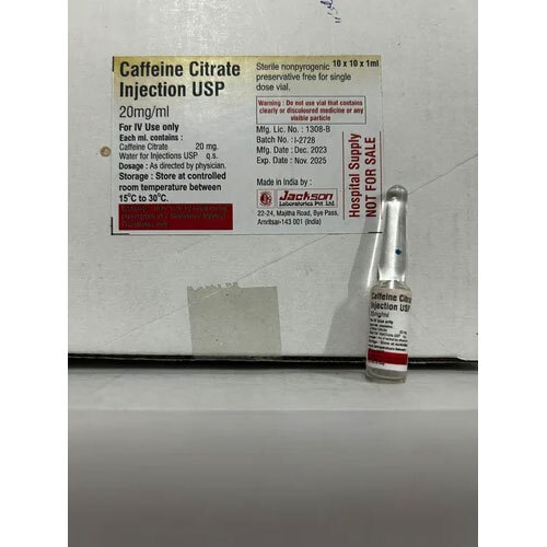 Caffeine Citrate Injection Usp