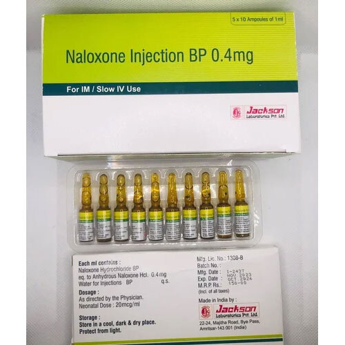 Naloxone Bp 0.4Mg Injection - Dosage Form: Liquid