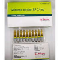 Naloxone Bp 0.4mg Injection - Liquid Form, Suitable For Adults | Life-saving Opioid Overdose Reversal Solution, Physician-directed Dosage