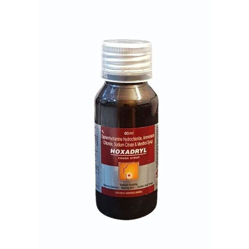 Dipherihydramine Hydrochloride Ammonium Chloride Sodium Citrate Menthol Syrup