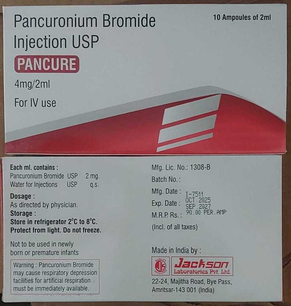 Pancuronium Bromide Injection