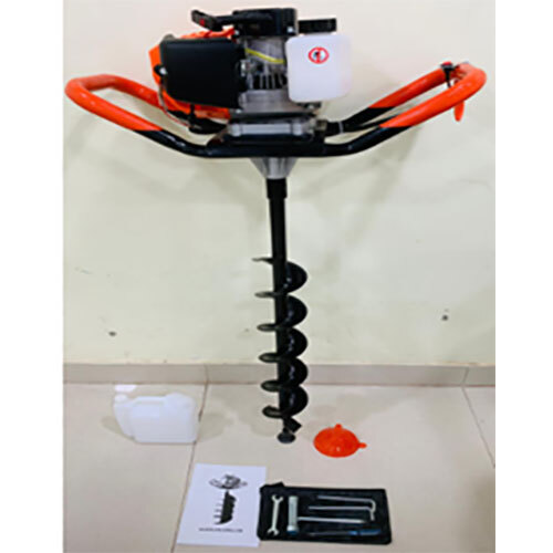 Heavy Duty, 2 Stroke, 2.6 Hp, 52 Cc Earth Auger - Color: Orange & Black