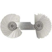 Radius Gauge - Stainless Steel, Different Sizes, Silver Color | Analog Display For Accurate Measurements Of Curved Surfaces