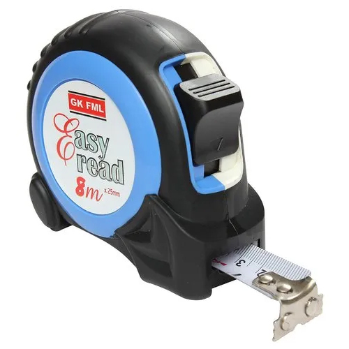 8 M Freemans Measuring Tape - Color: Black And Blue