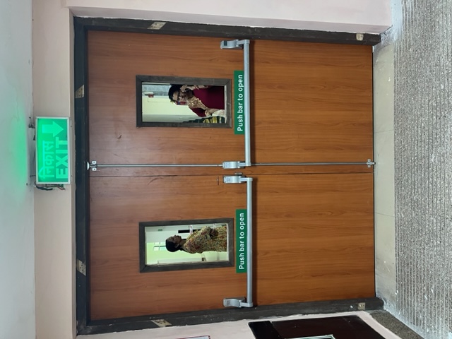 Wooden Fire Exit Door - Capacity: 69 Kg