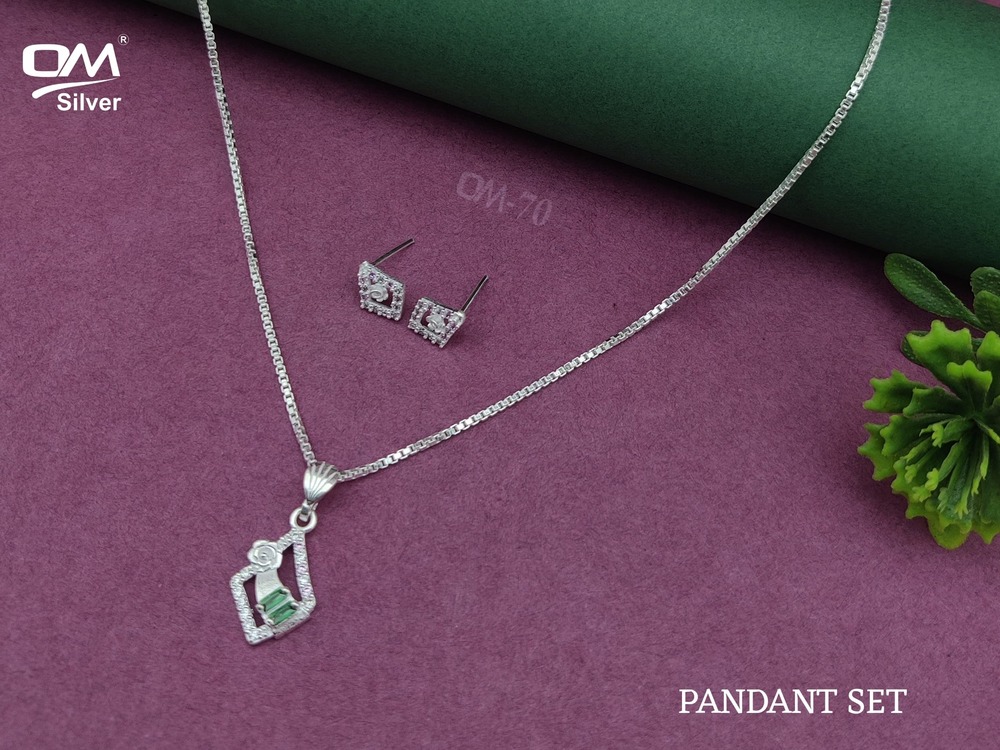 Silver Pendant set