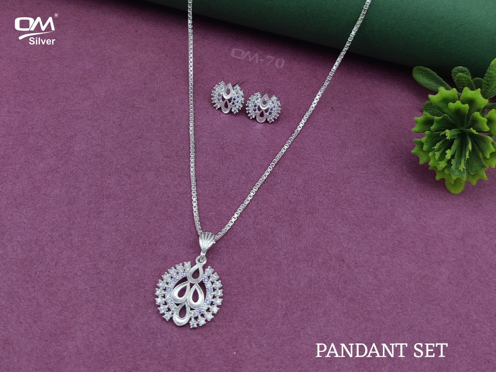 Silver Pendant set