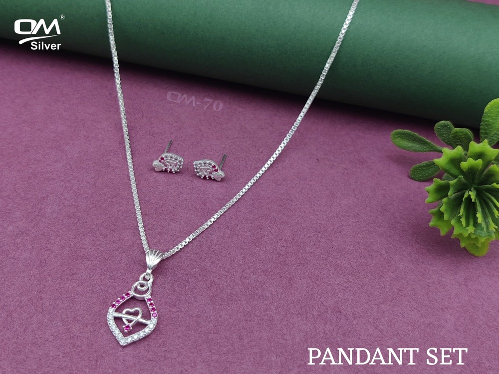 Silver Pendant set