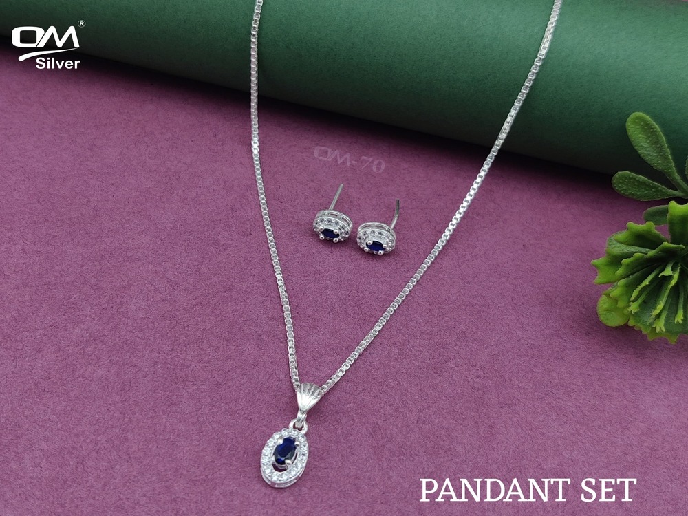 Silver Pendant set