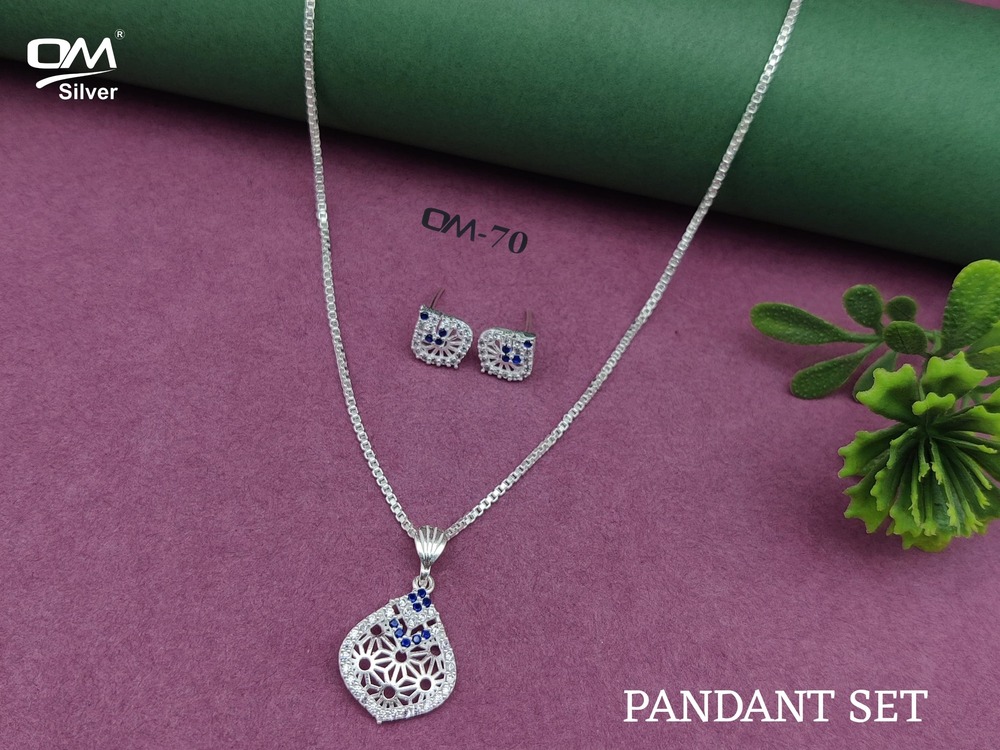 Silver Pendant set
