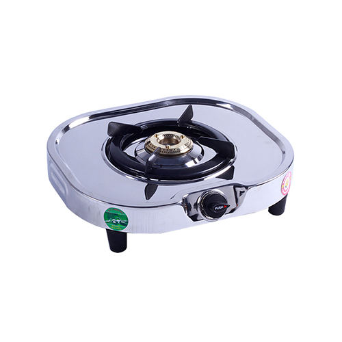 Ss Oval Single Burner Gas Stove - Ignition Type: Manual