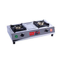 2 Burner SS Commander Gas Stove