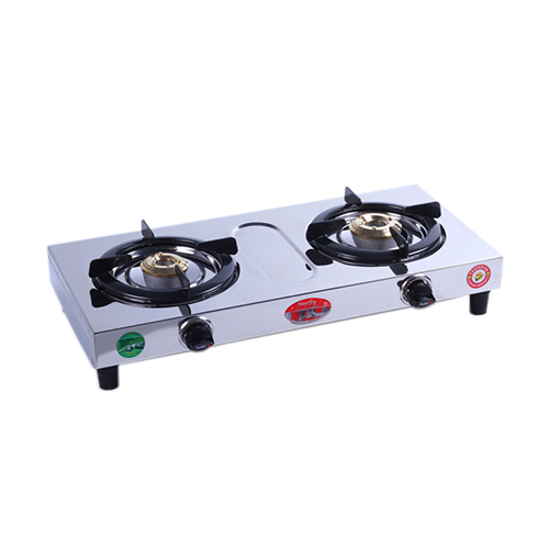 2 Burner Ss Cute Gas Stove - Ignition Type: Manual