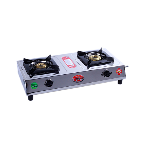 2 Burner Ss Dura Gas Stove - Ignition Type: Manual