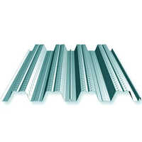 Floor Decking Sheet - Galvanized Iron, 20x3 Feet, Silver Color, 0.80mm Thickness, Galvanized Surface | Durable & Sturdy Solution For Flooring