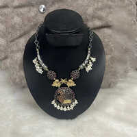 Red Oxidized Jewellery Set