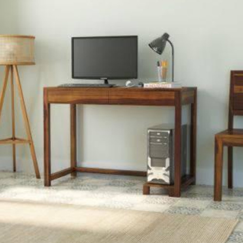 Wooden Computer Table - Color: Brown