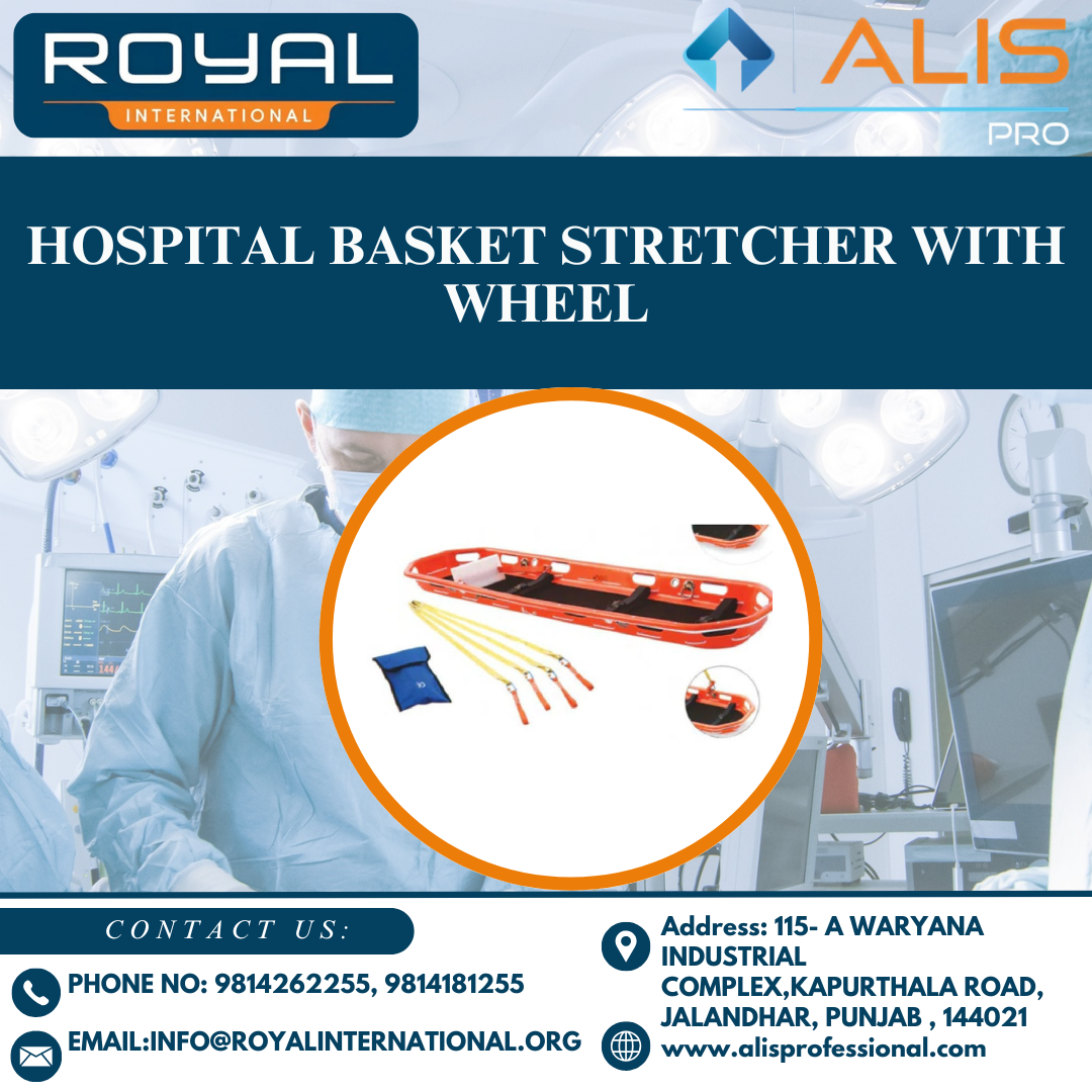 Hospital Basket Stretcher With Wheel