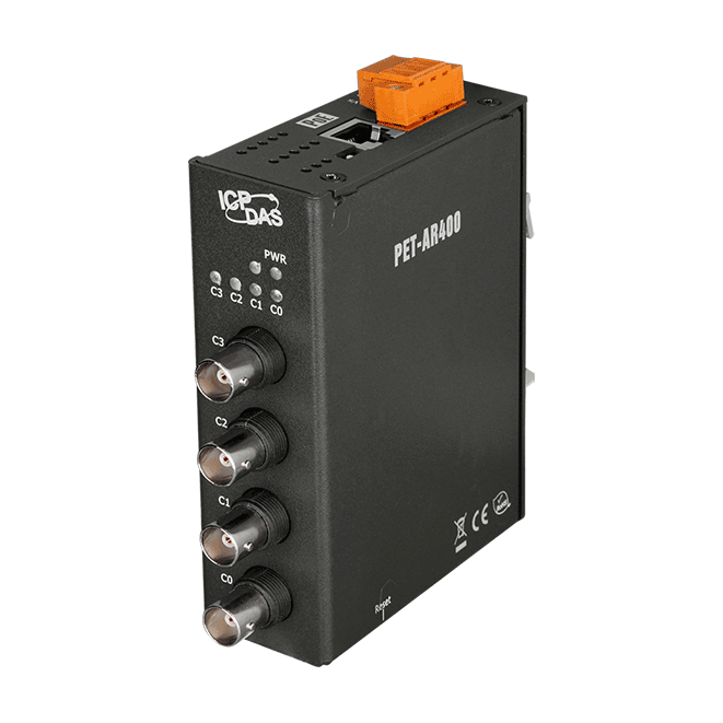 Pet-ar400 Poe Ethernet High Speed Data Acquisition Module, 4-ch Accelerometer (Iepe) Inputs