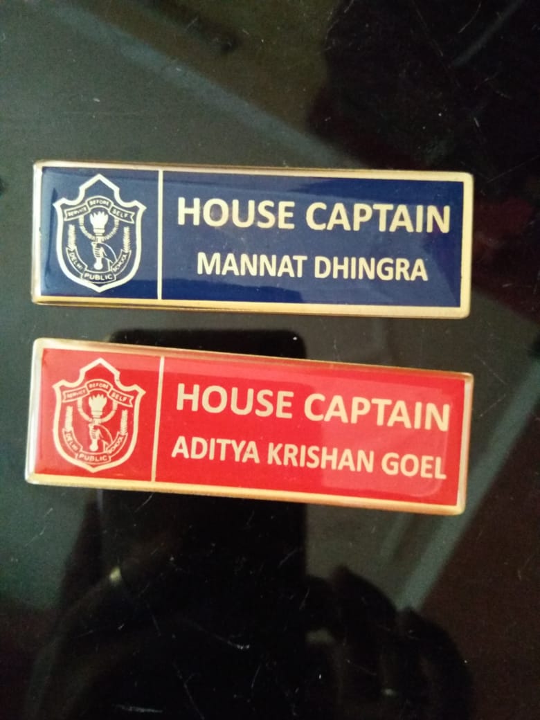 Customized School Name Badges