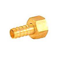 Hose Nut & Nipple Set - Color: Golden