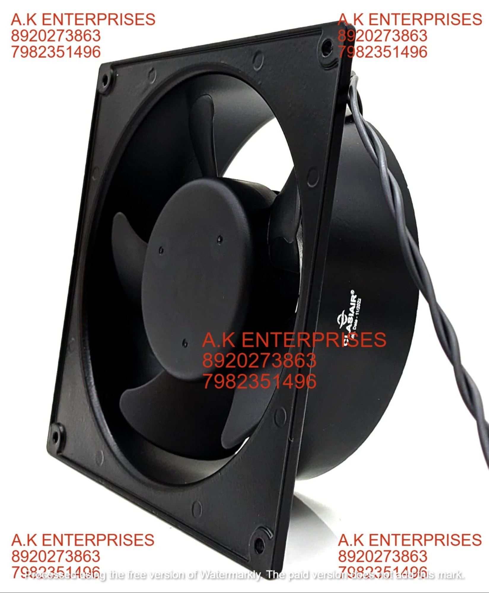 CLASIAIR CA-172 55 S2 Size 172X172X55mm AC220/240V 30/28W 2550/2750 RPM Brushless Air Cooling Fan