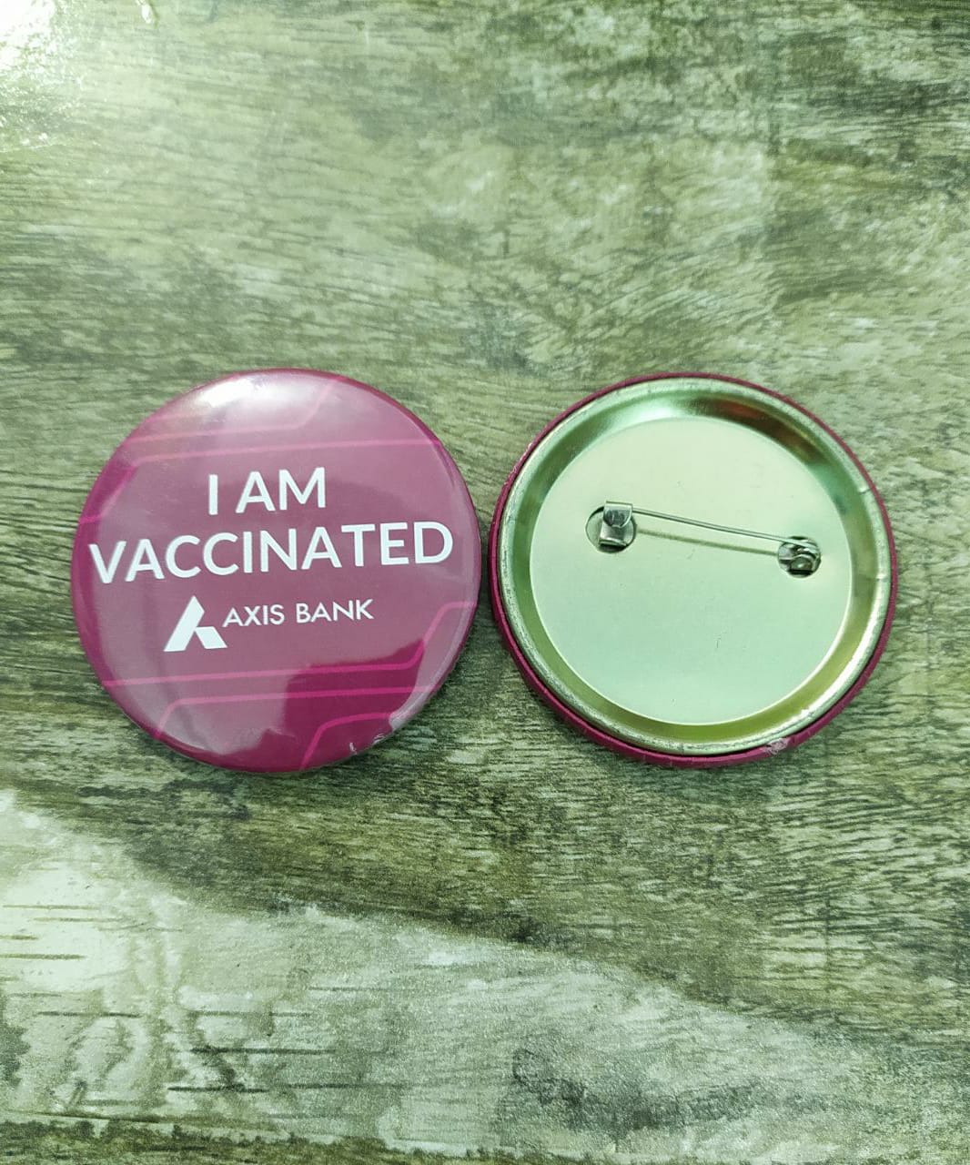 Customized Mount Badge - Metal, Size As Per Requirement, Multi Colour, Printed Pattern, Pin Badge Type | Personalized Emblem For Events & Achievements