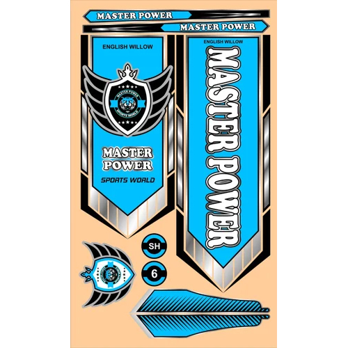 Vinyl Cricket Bat Stickers