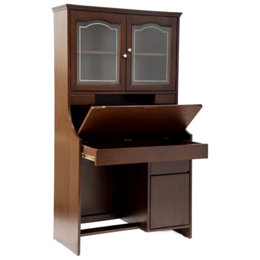 Wooden Study Table With Drawer - Color: Brown
