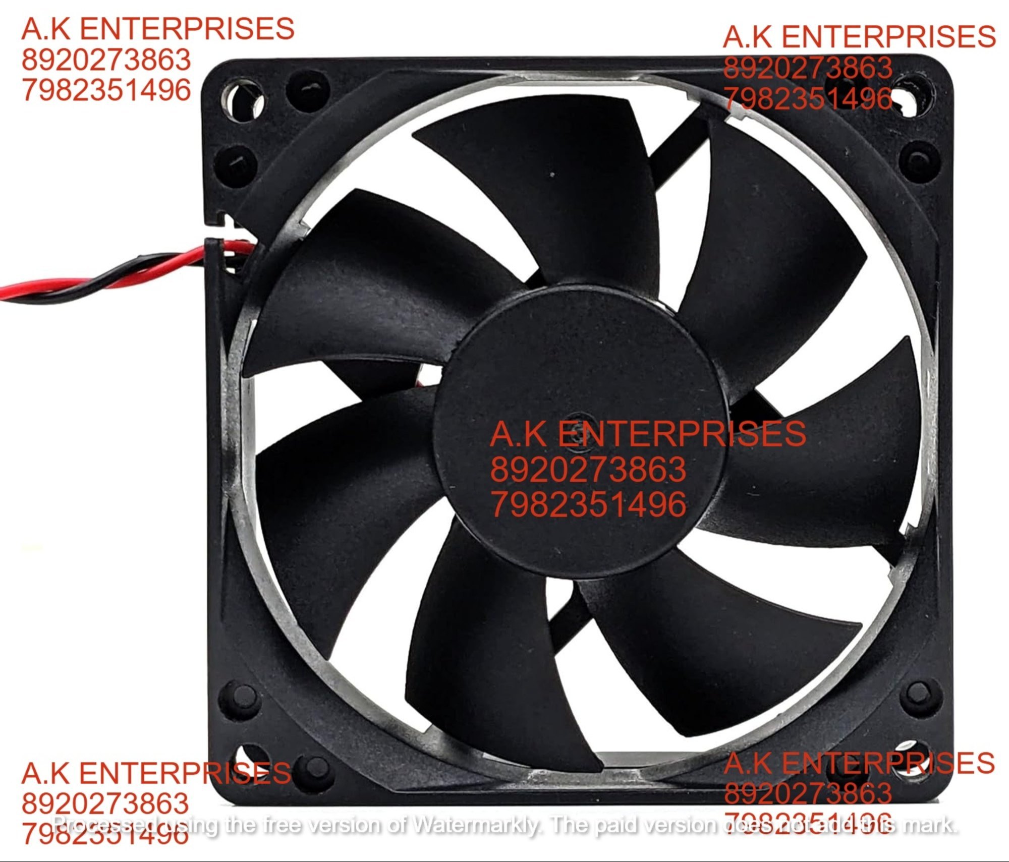 CLASIAIR CA-80 25 S12 Size 80X80X25mm DC12V 1.2W 2750/2850 RPM Brushless Air Cooling Fan