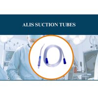 Premium Alis Suction Tubes - Stainless Steel, 240mm, Silver | Beveled Tip, Universal Connector, Sterile Blister Pack
