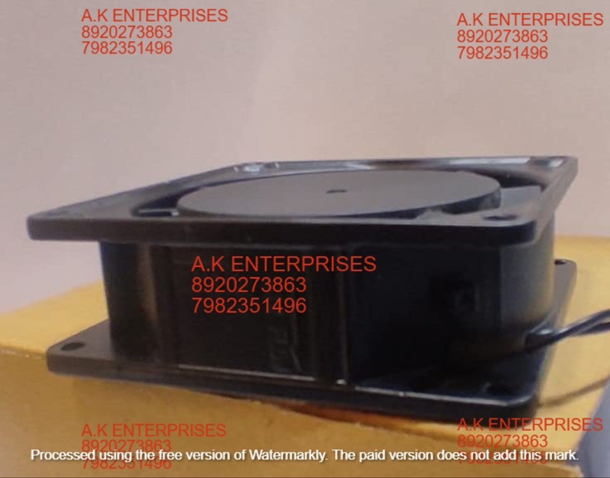 Clasiair Cooling Fan - Metal, 80 X 80 X 25 Mm, Black | 220/240 Vac, 0.08/0.07 Amp, Ideal For Heavy Machines And Equipment