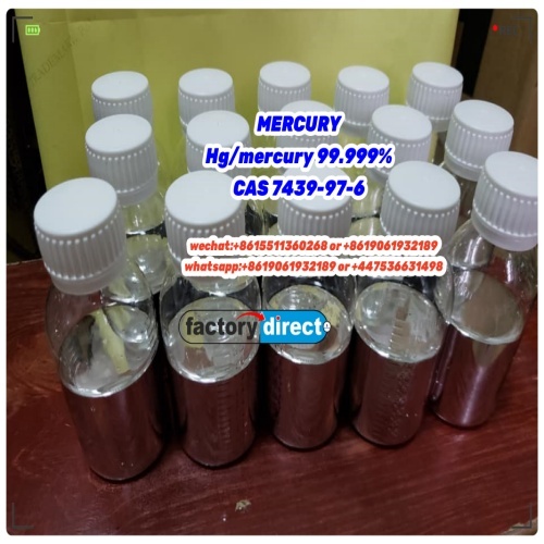 Factory Hot Selling Slivery Mercury Liquid 99.999% For Gold Mining: - Cas No: 7439-97-6