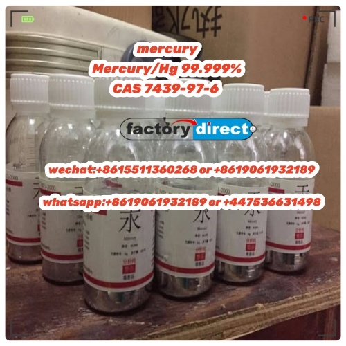 Factory Hot Selling Slivery Mercury Liquid 99.999% For Gold Mining: - Cas No: 7439-97-6