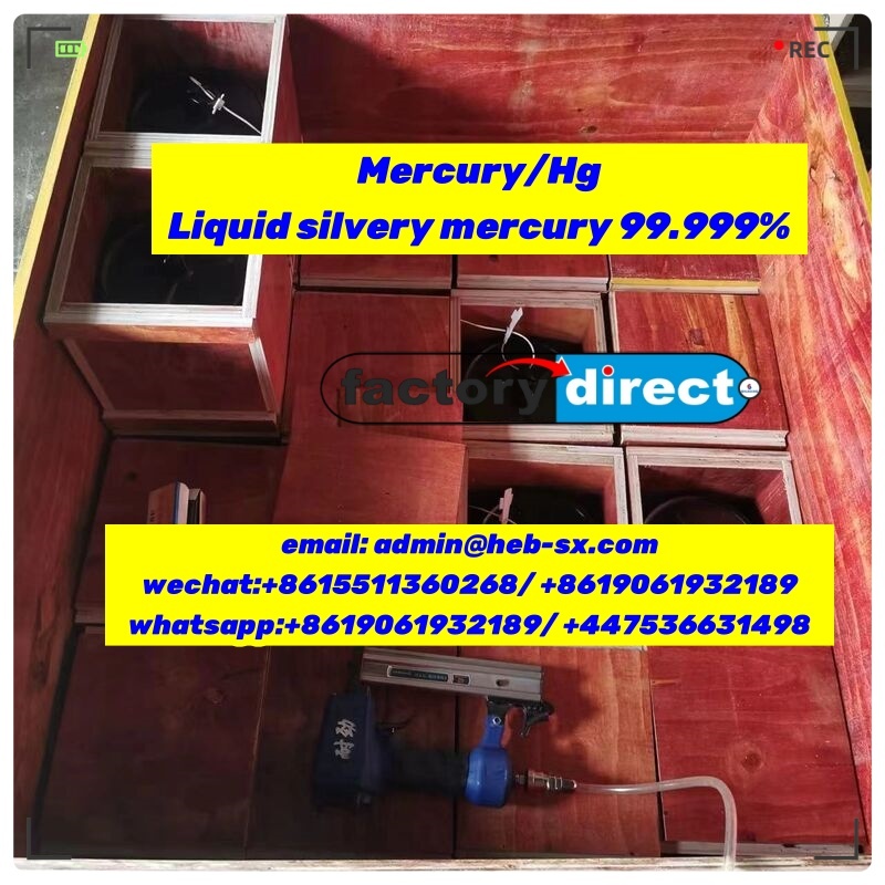 Factory Hot Selling Slivery Mercury Liquid 99.999% For Gold Mining: - Cas No: 7439-97-6