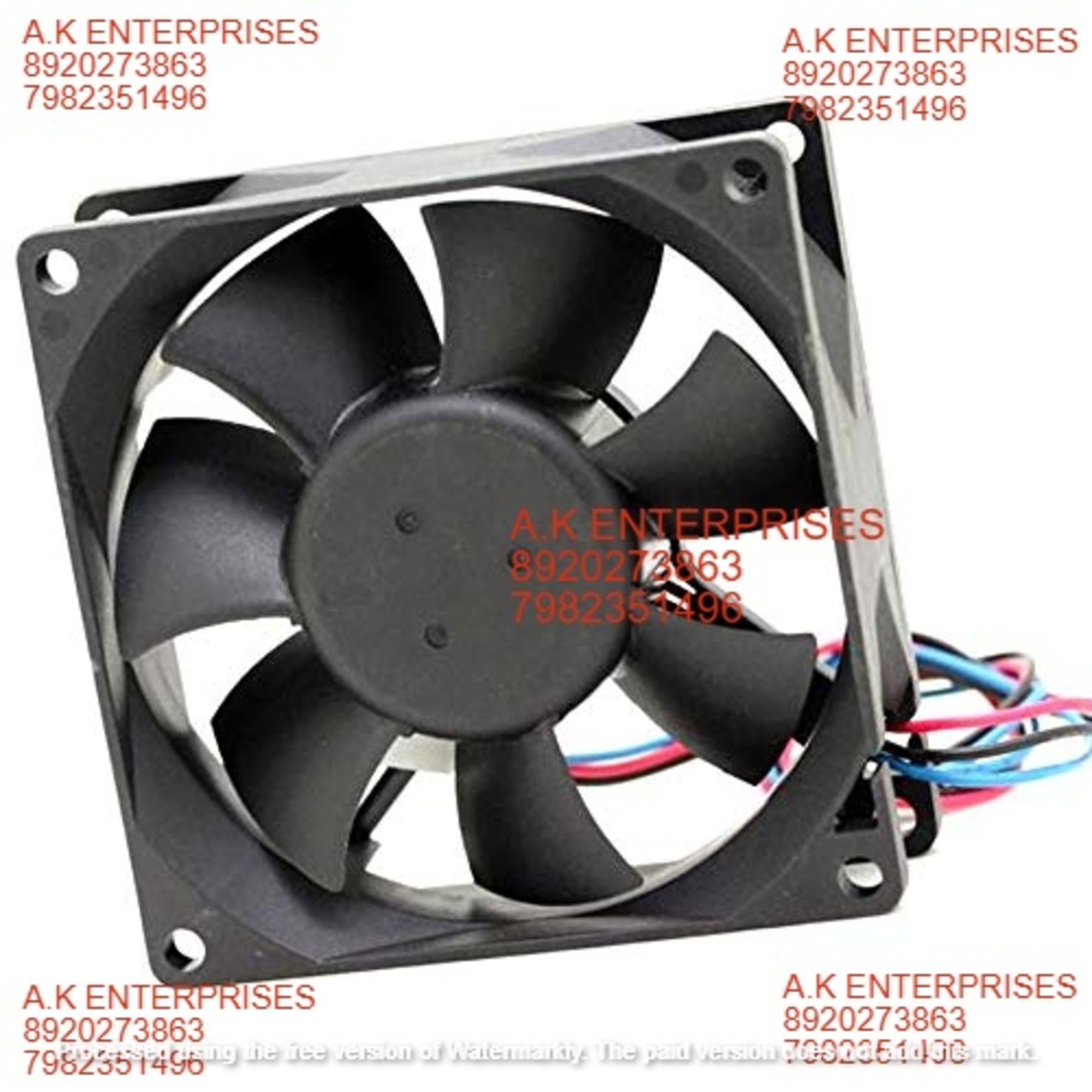 Delta AFB0812L,Server Cooler Fan Delta AFB0812L DC 12V 0.12A, Chassis Supply Computer Cooling Fan for 80 * 80 * 25mm 3-Wire