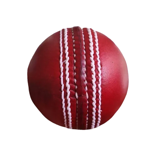 Sixhitters 50 Overs Red Leather Cricket Ball - Age Group: Adults