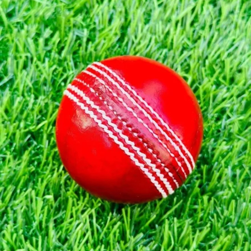 Sixhitters 20 Over Red Leather Cricket Ball - Age Group: Adults