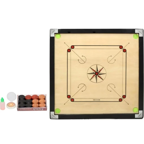 32 Inch Sixhitters Wooden Carrom Board - Designed For: Children