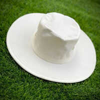 Sixhitters White Empire Hat - Cotton Sports Cap , Comfortable Free Size For Unisex With Customized Logo